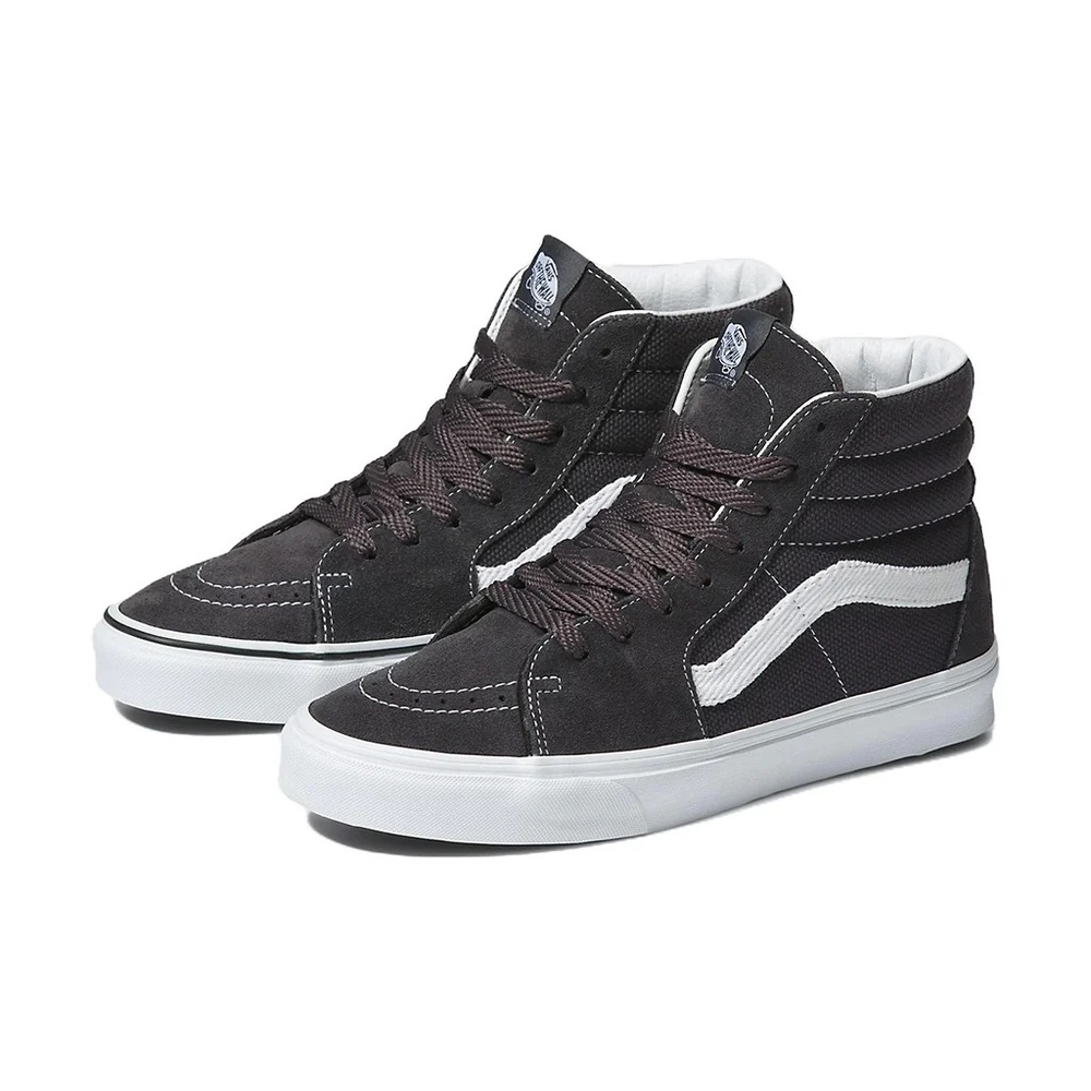 Vans Sk8 Hi Textured Asphalt / True
White Shoes